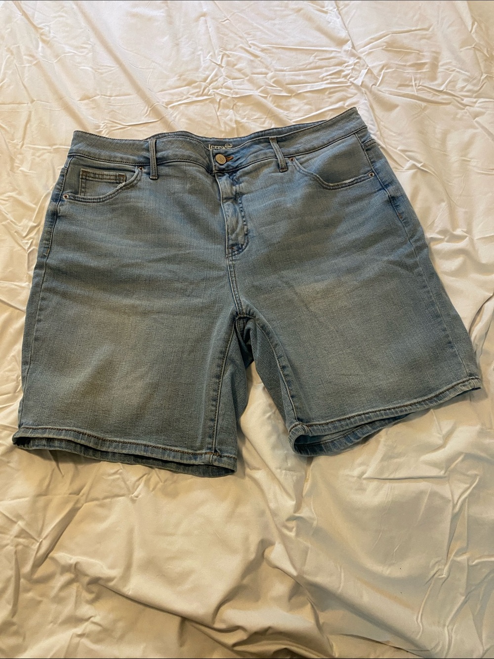 Terra & Sky Light Blue Denim Shorts - Classic Five-Pocket Style
